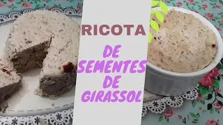 Ricota de sementes de Girassol