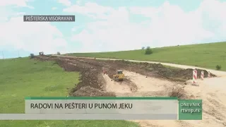 Radovi na Pešteri u punom jeku