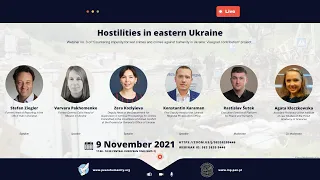 Webinar: Hostilities in eastern Ukraine