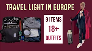 Minimalist Travel Capsule | How To Pack Light | 9 Pieces Wardrobe