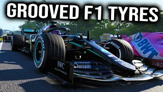 What If Modern F1 Cars Had Grooved Tyres?
