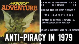 Microsoft Adventure - The first ever video game Anti-Piracy | MVG