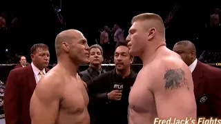 Brock Lesnar vs Randy Couture Highlights (Lesnar Captures The Title) #mma #ufc #brocklesnar #punch