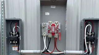 320/400 AMP Meter Base Install With Parallel Service Lines