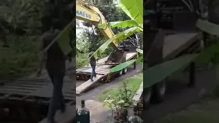 When the EXCAVATOR touches the High VOLTAGE cable