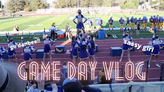 GAME DAY VLOG | JV cheer & football game