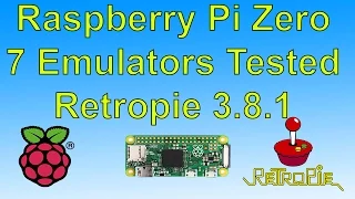 Raspberry Pi Zero 7 Emulators TESTED RETROPIE 3.8.1