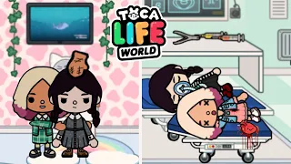 Best Compilation Wednesday Addams And Enid 🖤💗 | Toca Life Story | Toca Boca