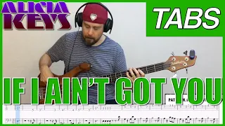 "If I Ain't Got You" bass tabs cover, Alicia Keys [PLAYALONG]