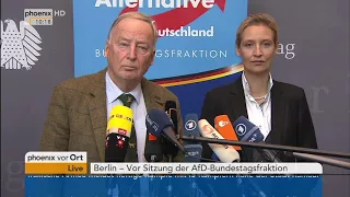 Pressekonferenz der AfD vor Fraktionssitzung am 27.09.2017