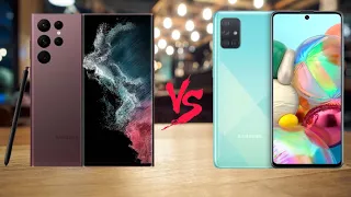 Compare Samsung S22 Ultra Vs Galaxy A71 | Which is the best smartphone for you?