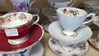 Винтажные чайные пары# Английский фарфор Royal Worcester # Wedgwood # столовые сервизы