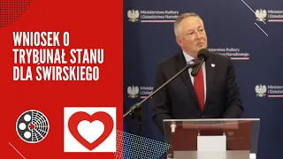 Bartłomiej Sienkiewicz: Wniosek o Trybunał Stanu dla Świrskiego