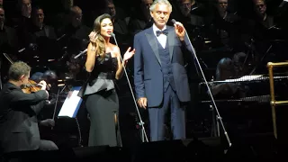 Andrea Bocelli with Nicole Scherzinger - Canto Della Terra - O2 London - Oct 1st 2016