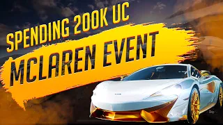 Most Expensive McLaren Event,Spending 200,000 UC | PCH BADSHAH | PUBG Mobile