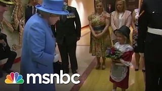 Girl Gives Queen Flowers, Gets Smacked | msnbc