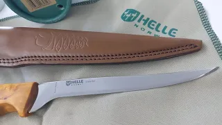 Helle steinbit, Could this be the worlds finest Fillet Knife? It may be the sharpest.