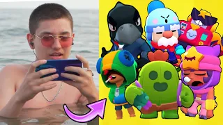 DENİZDE BRAWL STARS OYNADIM! 9 KARAKTER ve EFSANEVİ ÇIKTI! Brawl Stars