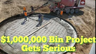 New Grain Storage System Gets Concrete Foundation