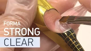 STRONG CLEAR. Nail extension on FORM