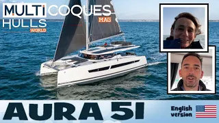 AURA 51 Fountaine Pajot Catamaran - Boat Review Teaser - Multihulls World