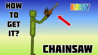 How to Get A Chainsaw In Melon Playground (Easy!)