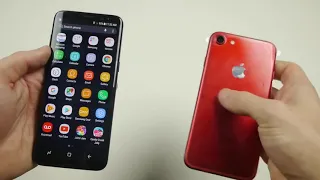 Кто крепче SAMSUNG S8 или IPhone 7 крашт -тест