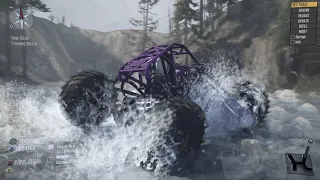 Spintires mudrunner dr GoNzO's MT MISERY intense rock bouncer trails!!!