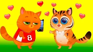 Котик БУБУ #3 – игровой мультик для детей, котик БУБУ и его друзья My Virtual cat Bob Bubbu