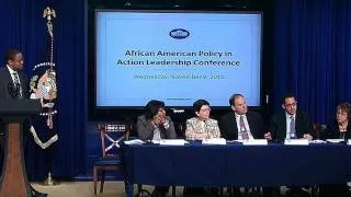 African American Policy in Action Leadership Conference Session I