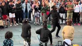 Piccadilly Circus, London, Street Dance , July 2022