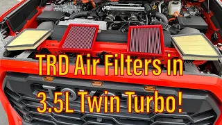 TRD Air Filter for new Tundra 3.5L Turbo Engines, is it worth it?