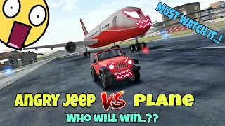 Angry jeep VS Plane😱||Who will win..??🤔||Extreme car driving simulator