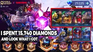 I Spent 15,740 Diamonds in the Transformers BINGO Event And Got 29 Skins