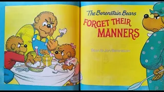 The Berenstain Bears FORGET THEIR MANNERS - by Stan & Jan Berenstain