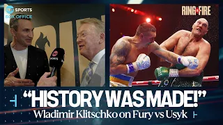 Wladimir Klitschko and Frank Warren believe the #FuryUsyk fight was very close until round 9 👀