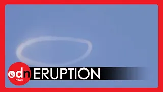 Etna Blows Rare Giant Smoke Ring as it ERUPTS