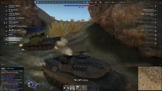 Leopard A1A1 War Thunder Gameplay. Harassed by a F4WRD member