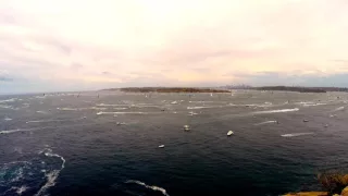 2015 Rolex Sydney Hobart yacht race time-lapse!!