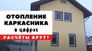 Отопление каркасного дома. Реальные цифры по замерам | Зимовка 5.3 Техническая