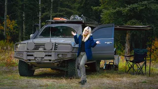 Solo Female Overland Adventure | Alaska Highway | Toyota Landcruiser 100