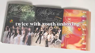 unboxing twice with youth albums ✰ standard album versions