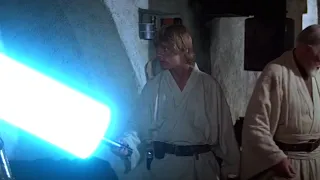 Star Wars but the lightsabers are massive