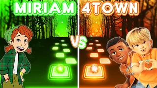 Turning Red Miriam Vs 4 Town | Nobody Like U - Tiles Hop EDM Rush!