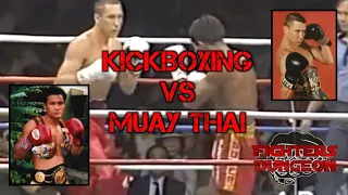 Kickboxing vs Muay Thai - Dave "Apollo" Cook vs Changpuek "White Elephant" Kiatsongrit (Highlights)