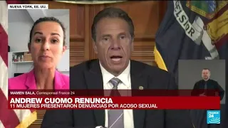 Informe desde Nueva York: Andrew Cuomo renuncia a su cargo en medio de escándalo de acoso sexual