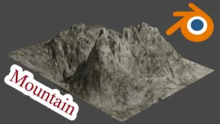 Blender Tutorial : Create realistic mountain in Blender