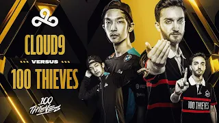 C9 vs. 100 - Playoffs Day 1 | LCS Spring Split | Cloud 9 vs. 100 Thieves | Game 1 (2022)