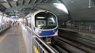 Full Train Journey: Bangkok Airport Rail Link from Suvarnabhumi Airport to Phaya Thai