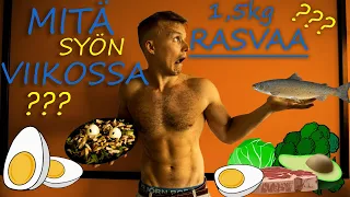 KETOGEENINEN RUOKAVALIO | MITÄ SYÖN VIIKOSSA?